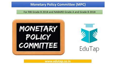 Monetary Policy Committee Mpc Explained For Rbi And Nabard 2018 Youtube