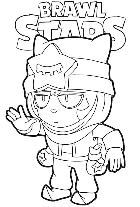 Sandy Brawl Stars Coloring Pages Coloring Cool