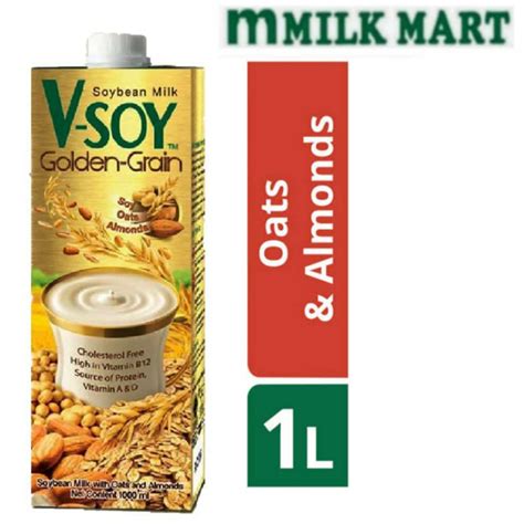 Susu ini mengandung manfaat terbaik sebagai salah satu asupan nutrisi harian anda. V-SOY GOLDEN GRAIN//MILKMART | Shopee Indonesia