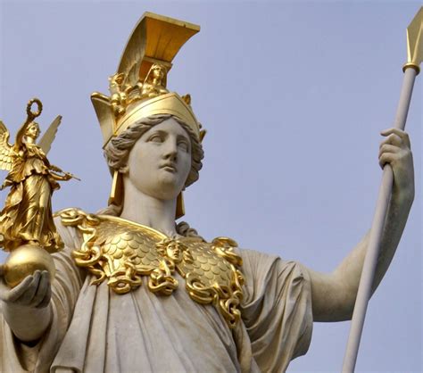 ancient greek goddess athena statue