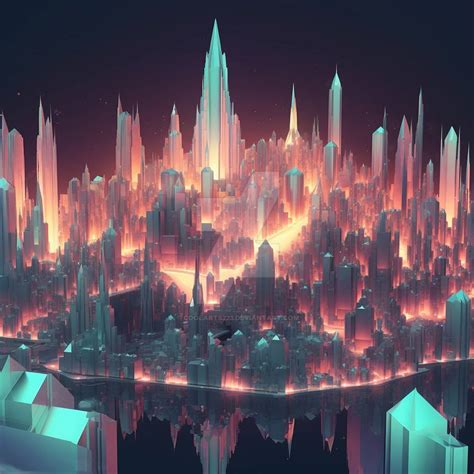 Surreal City Made Of Ice By Coolarts223 On Deviantart