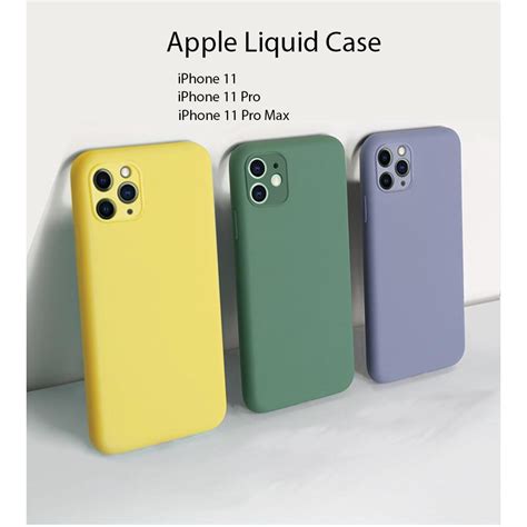 Apple Liquid Silicone Case Iphone 1111 Pro11 Pro Max Protective Cover