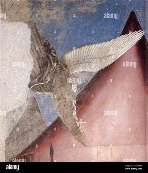 Piero Della Francesca 4 Vision Of Constantine Detail Stock Photo