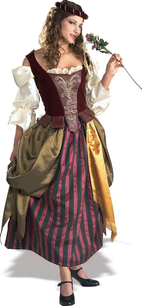 Festival Dancer Renaissance Costume Peasant Style Dress Fancy Dress Halloween Costumes