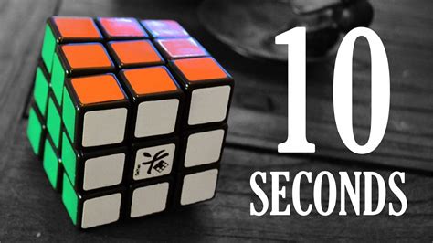 Rubiks Cube Solved In 10 Seconds Youtube