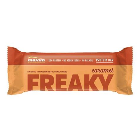 Maxim Freaky Bar Choco Caramel 55 Gram Apotekdirekteno