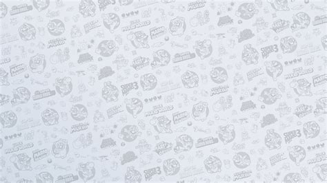 Super Mario Bros 35th Anniversary Pattern Wallpaper Cat With Monocle