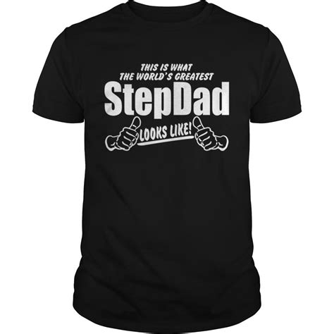 Worlds Greatest Stepdad Looks Like By Ignipsygono Custom Shirts Mens Tops Shirts