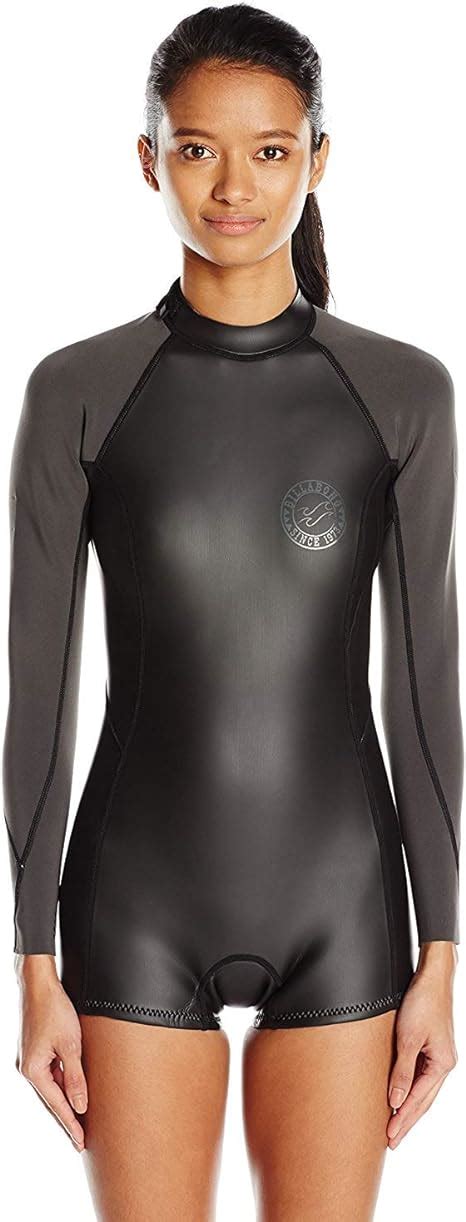 billabong women s spring fever long sleeve one piece swimsuit black 6 amazon es ropa y