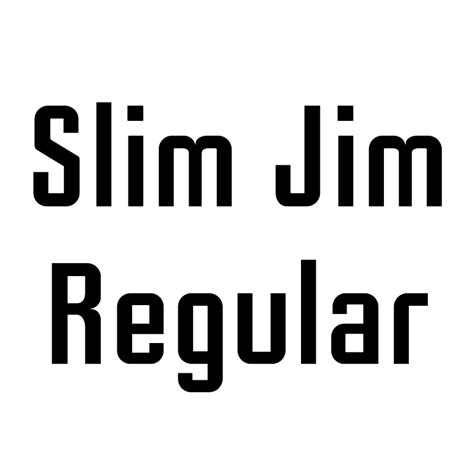 Slim Jim Regular Font Free Fonts On Creazilla Creazilla
