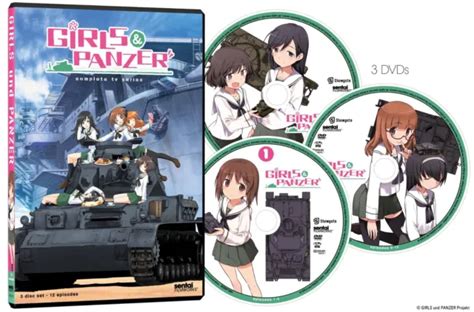 Girls Und Panzer Complete Tv Series Collection Dvd Disc English