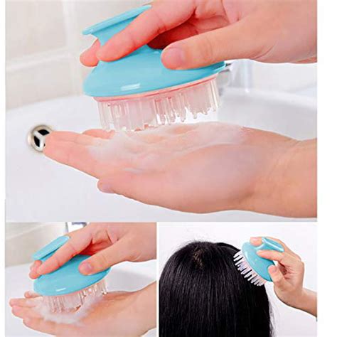 Gliving Hair Scalp Massager Scalp Shampoo Brush Scalp Care Massager Brush Blue