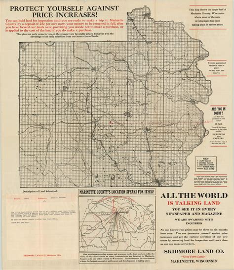 marinette county map