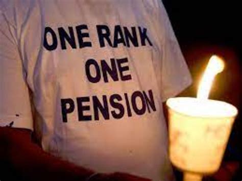 Implementation Of One Rank One Pension Scheme Loksabha Qa