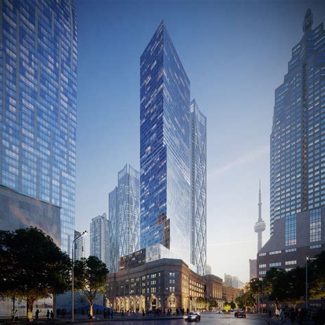 Architectural Rendering Of Skyscraper Project In Toronto Lunas
