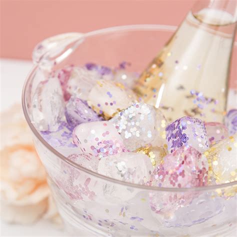 Learn How To Make Gorgeous Glitter Ice Cubes For Chilling