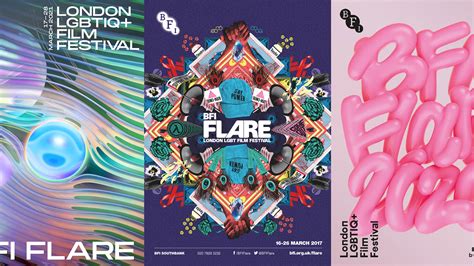 exploring the history of the bfi flare lgbtiq film festival through posters design week