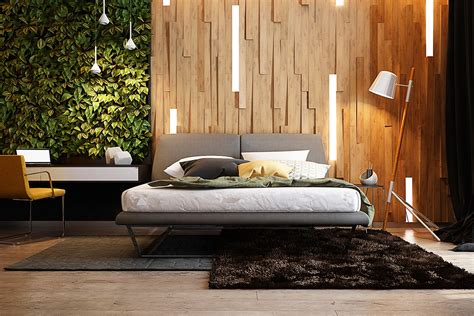 Wooden Wall Designs 30 Striking Bedrooms That Use The Wood Finish Artfully