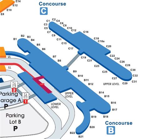 O Hare Airport Map Terminal 1 Living Room Design 2020