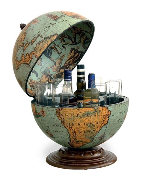 Table Top Bar Globe Made In Italy By Zoffoli Free Shipping Usa