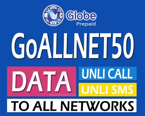 Unlimited international calls to 1 usa/cad nbr or magic number. Globe GoALLNET50 - 3 Days Unli call and Text to all ...