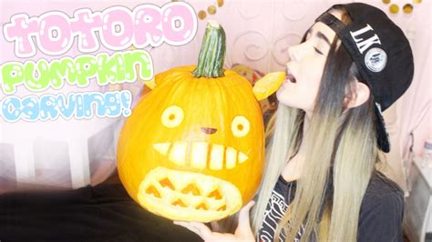 Diy Totoro Pumpkin Carving Youtube