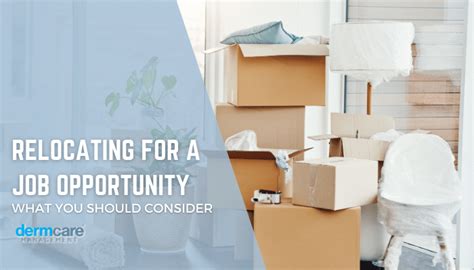 Things To Consider When Relocating For A Job Dermcare