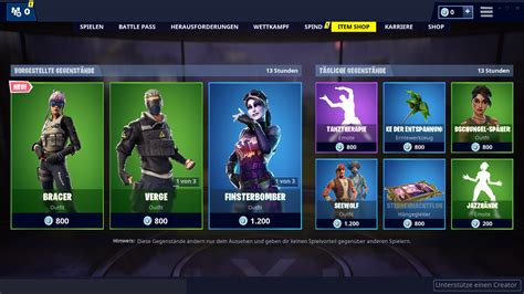 Check daily item sales, cosmetics, patch notes, weekly current fortnite item shop. Fortnite Item Shop: Alle aktuellen Angebote vom 20.05.19