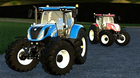 New Holland T7 Series V1200 For Ls19 Farming Simulator 2022 Mod