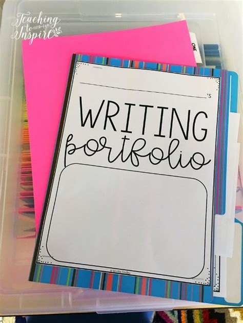 Writing Portfolios In Upper Elementary Free Forms