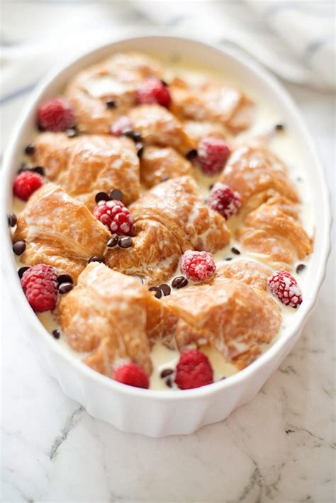 Raspberry Chocolate Croissant Pudding Make And Takes