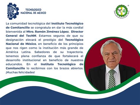 Comunicado Nuevo Director General Del Tecnologico Nacional De Mexico