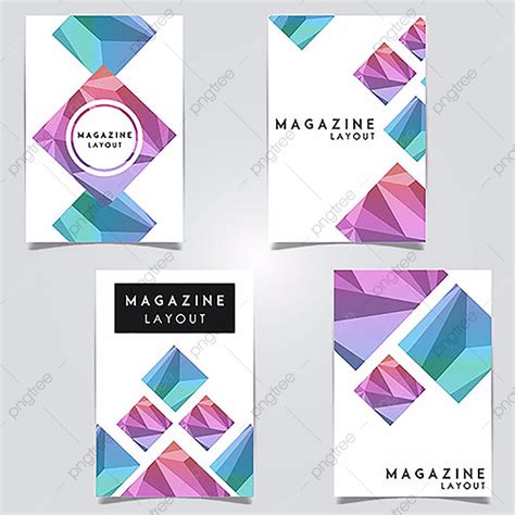 Vector Abstract Magazine Layout Template Designs Template Download On