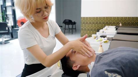 beautiful girl massage head massag neck massage shoulder massage youtube