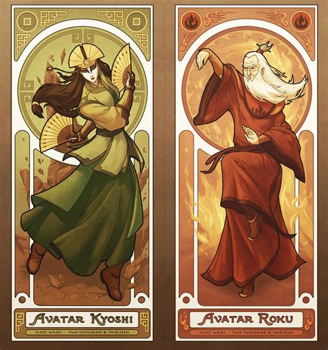 These Are The Amazing Art Nouveau Legend Of Korra Prints Youve Been