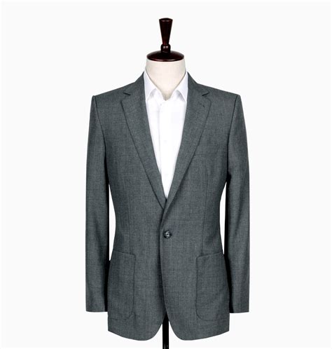 Grey Heather Weave S1565 Suiting