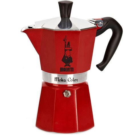Bialetti Moka Express Rosso 6 Cup Moka Pot In 2022 Bialetti Coffee