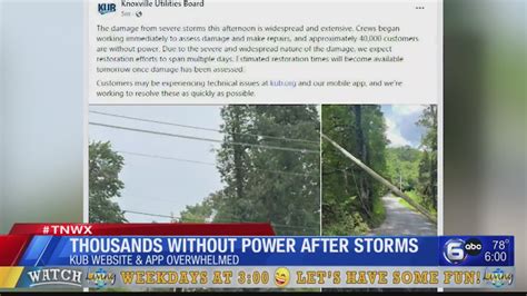 Thousands Without Power After Storms Youtube