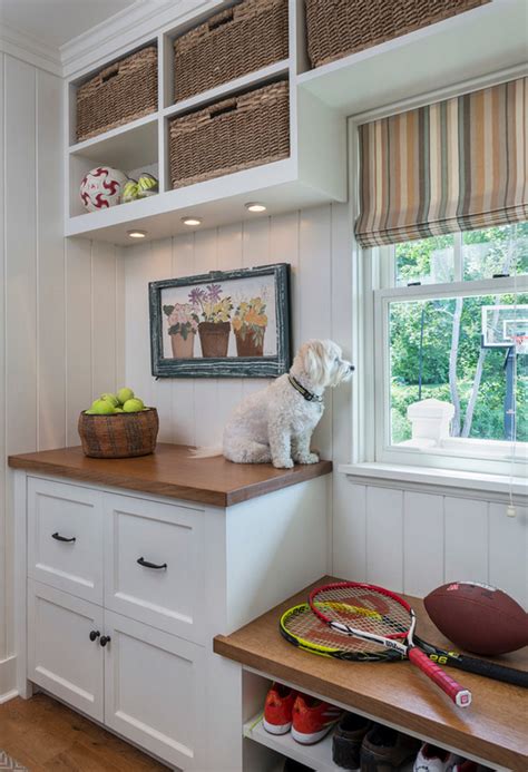 Keep your mud room organized with mudroom cabinets from cabinet solutions. Harbor View Single Cottage - Home Bunch Interior Design Ideas