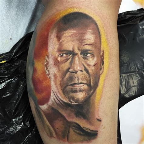 Tattoo Uploaded By Robert Davies Bruce Willis Tattoo By Chad Jacob
