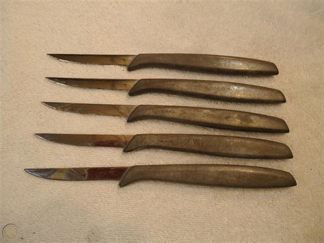 5 Vintage Gerber Legendary Miming Steak Knives 2056311590