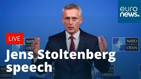 Nato Secretary General Jens Stoltenberg Speech After Meeting With