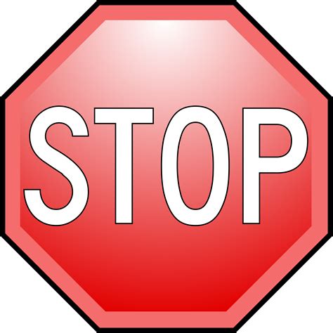 Hand Stop Sign Clipart Stop Hand Sign Royalty Free Vector Image