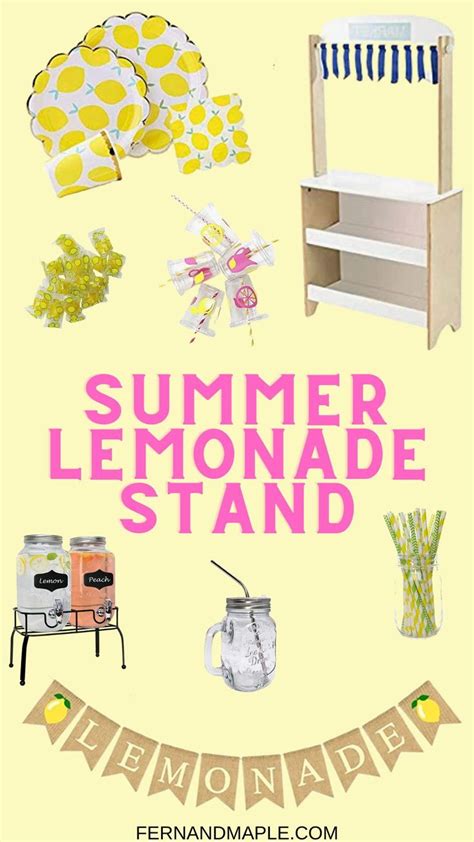 10 steps for setting up the perfect summer lemonade stand summer lemonade lemonade stand diy