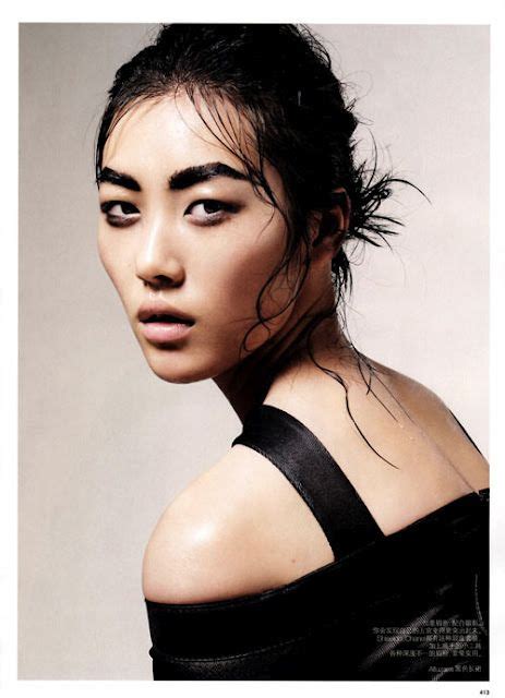 Liu Wen Eyebrows With Images Liu Wen Hair Stylist Vogue China
