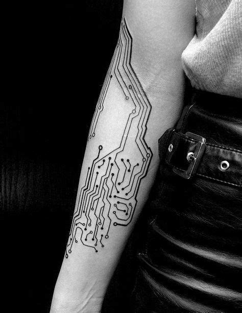 7 Microchip Tattoo Ideas Circuit Tattoo Electronic Tattoo Body Art