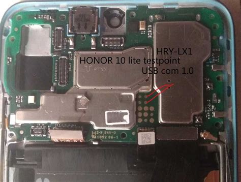 Honor 10 Lite Hry Lx1 Hry Lx2 Test Point Bypass Huawei Id And Frp