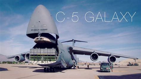 The Largest Plane In The Air Force C 5 Galaxy Cargo Loading Aiirsource