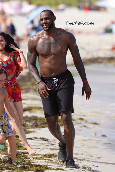 Lebron James Gets Shirtless At The Beach Shoots A New Commercial