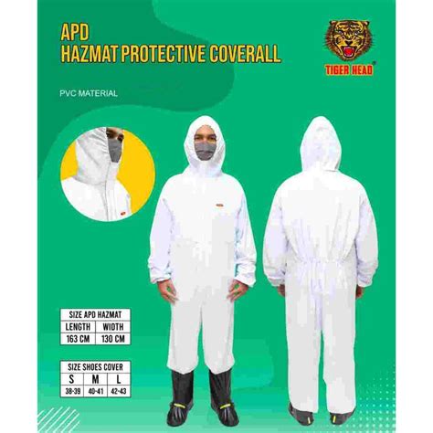 Jual Apd Alat Pelindung Diri Hazmat Protective Coverall Suit Tiger Head